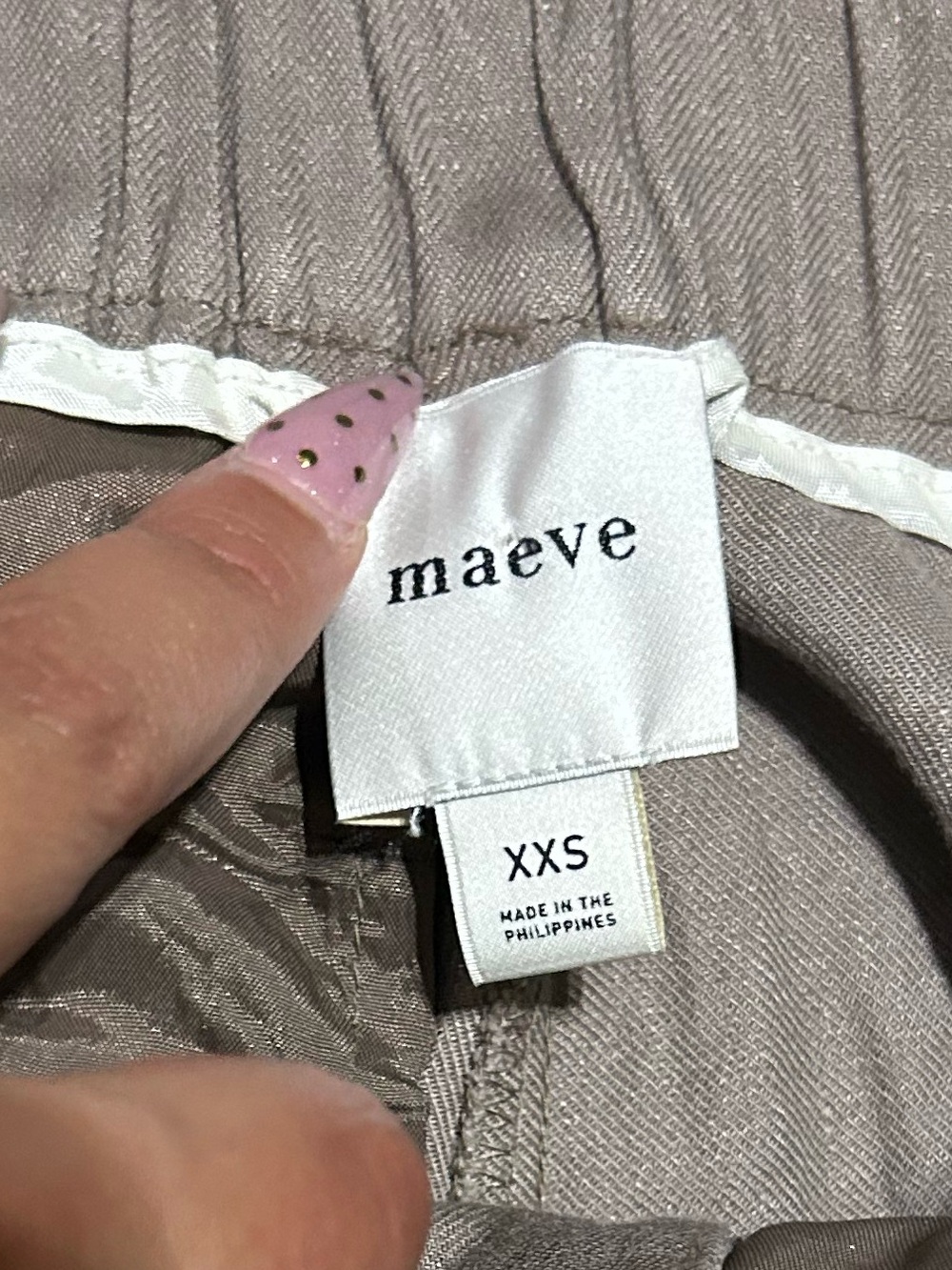Anthropologie Avery Linen Pleated Wide-Leg Trousers by
Maeve Linen Blend XXS - Picture 5 of 6